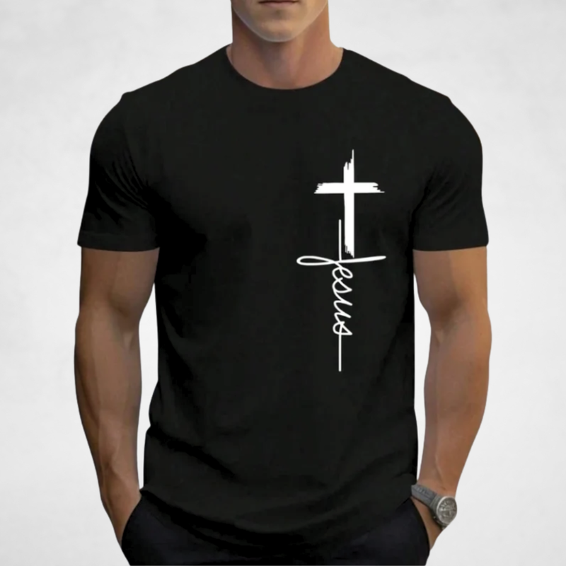 Camiseta Cristã Jesus  - 100% Algodão