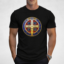 Camiseta  Medalha de São Bento - Algodão