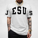 Camiseta Jesus Oversized Streetwear Masculina Feminina camisa 100% Algodão