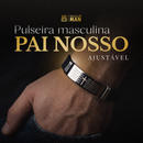 Pulseira Masculina Pai Nosso Ajustável