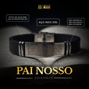 Pulseira Masculina Pai Nosso Ajustável