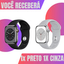 Kit com 2 Pulseira de Silicone para T900 Ultra 3