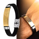 Pulseira Masculina Pai Nosso Ajustável