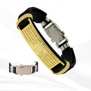 Pulseira Masculina Pai Nosso Ajustável