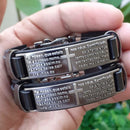 Pulseira Masculina Pai Nosso Ajustável