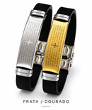 Pulseira Masculina Pai Nosso Ajustável