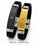 Pulseira Masculina Pai Nosso Ajustável