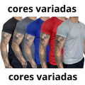 Kit 5 Camisetas Dry Fit Masculina - Casual - Treino - Academia - Esportes - Exercícios - Corrida