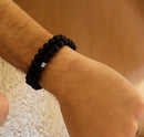 Kit 2 Pulseiras Masculinas Foscas Unissex Premium