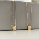 Escapulário Unissex Nossa Senhora Ouro 18k Ou Prata 925 Semijoia