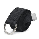 Kit 2 Cinto Masculino Lona Gorgurão Fivela Meia Argola Alta Qualidade Plus Size