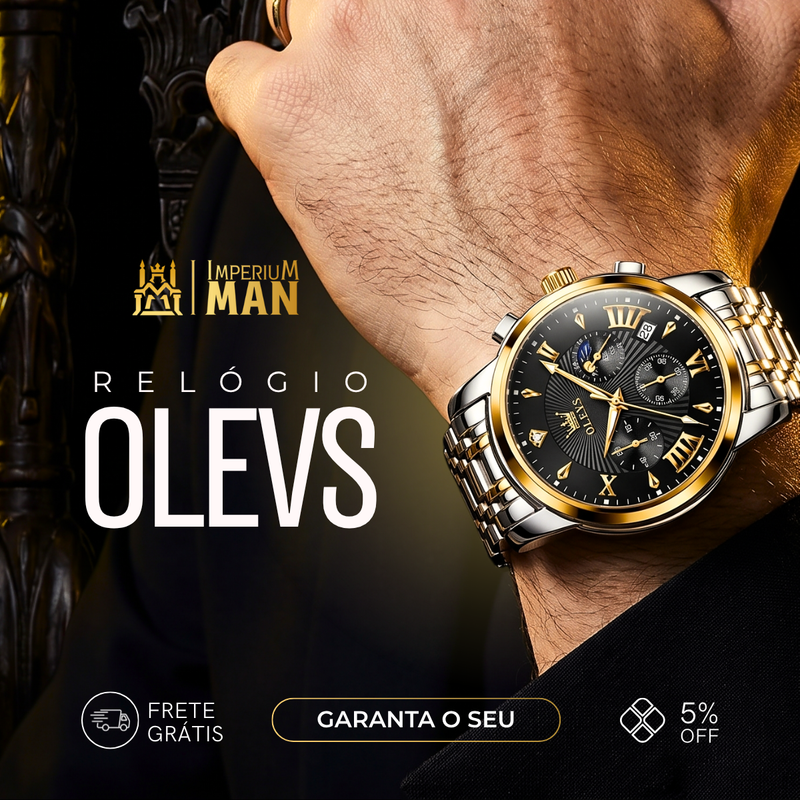 Relógio OLEVS Masculino Premium