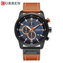 Curren 8291 Preto e azul
