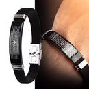 Pulseira Masculina Pai Nosso Ajustável