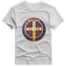 Camiseta  Medalha de São Bento - Algodão